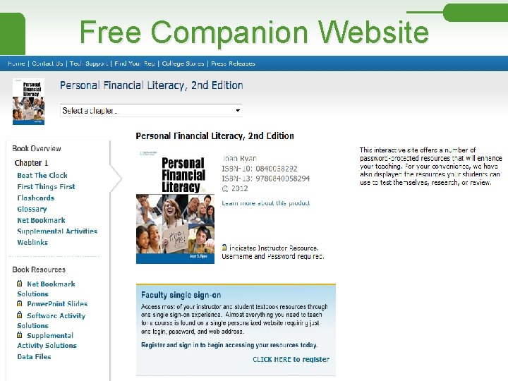 Free Companion Website 