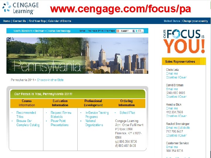 www. cengage. com/focus/pa 