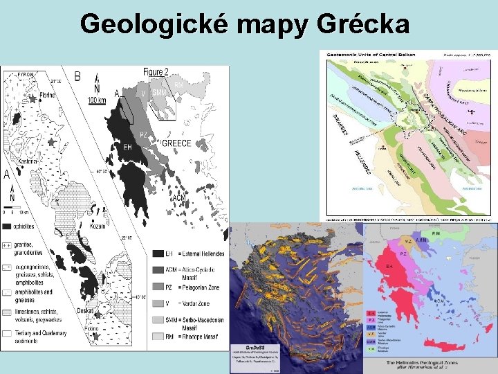 Geologické mapy Grécka 