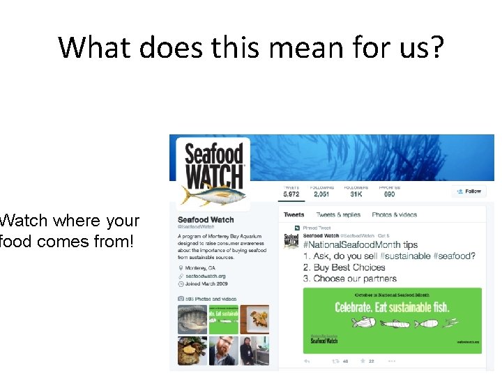 What does this mean for us? Watch where your food comes from! 