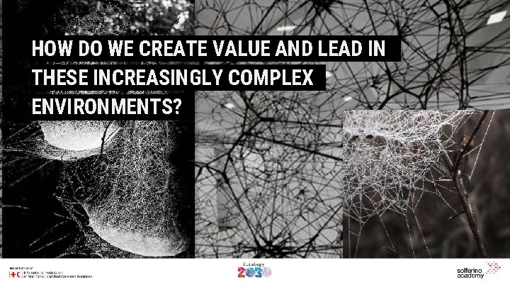 HOW DO WE CREATE VALUE AND LEAD IN THESE INCREASINGLY COMPLEX ENVIRONMENTS? 
