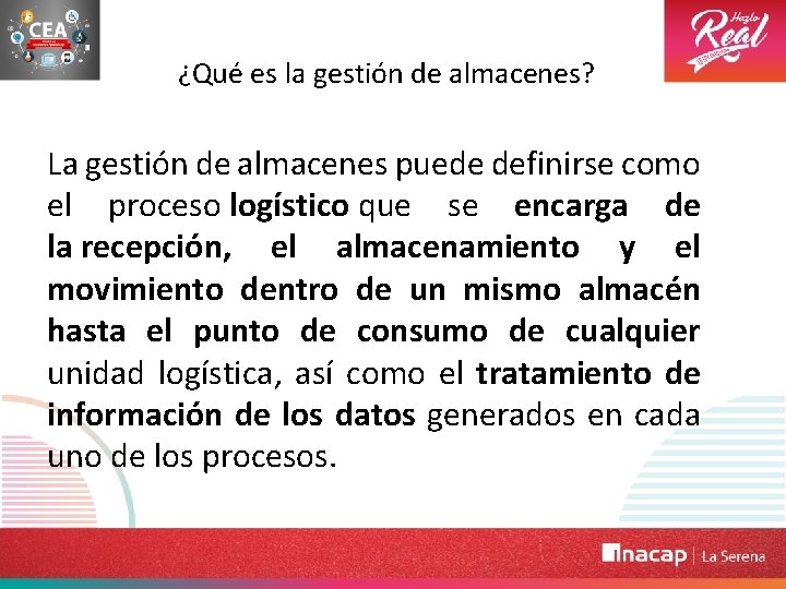 ¿Qué es la gestión de almacenes? La gestión de almacenes puede definirse como el