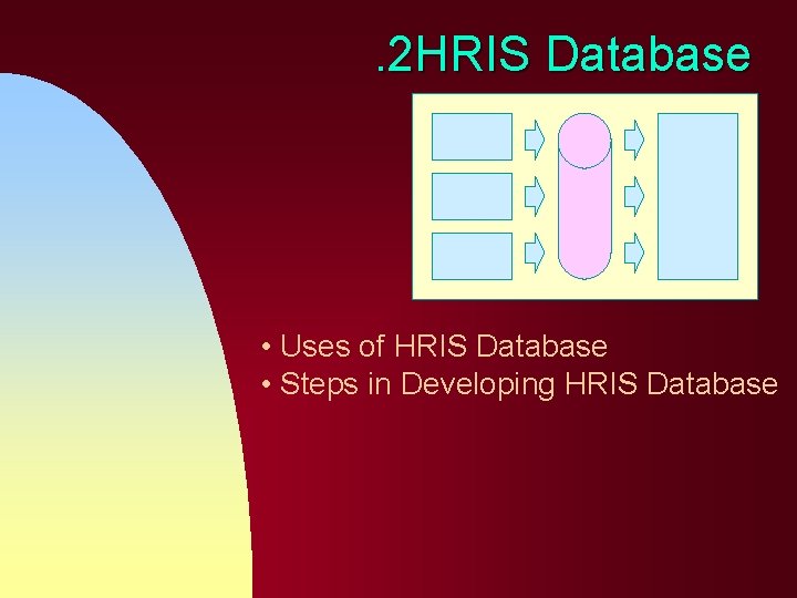 . 2 HRIS Database • Uses of HRIS Database • Steps in Developing HRIS . 2 HRIS Database • Uses of HRIS Database • Steps in Developing HRIS
