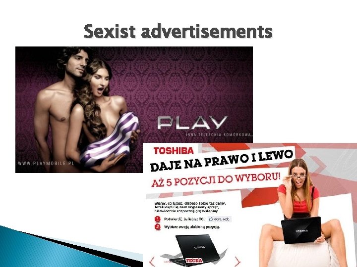 Sexist advertisements 