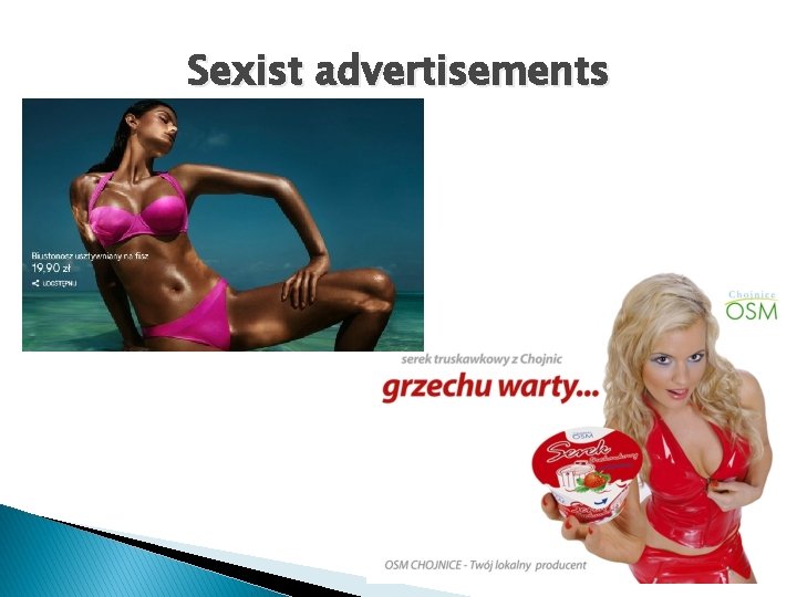 Sexist advertisements 