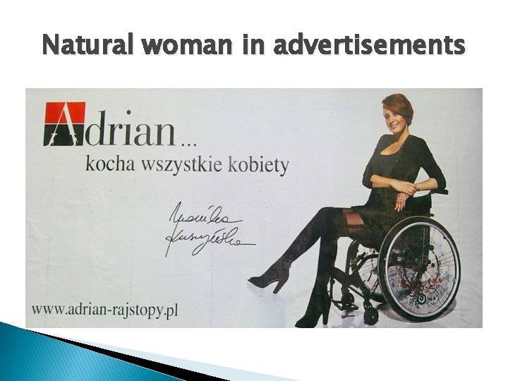 Natural woman in advertisements 