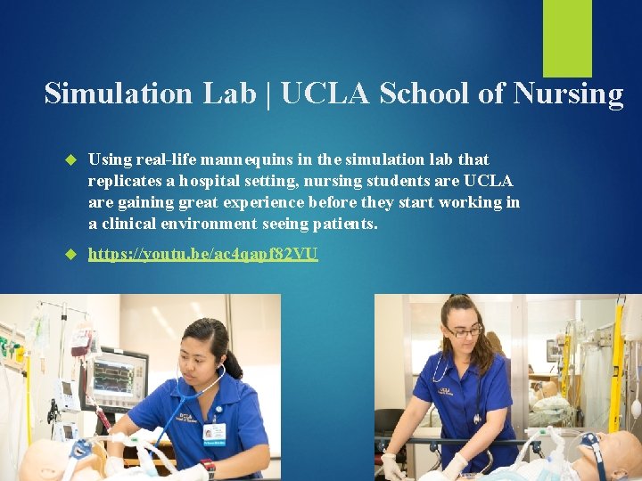 Simulation Lab | UCLA School of Nursing Using real-life mannequins in the simulation lab Simulation Lab | UCLA School of Nursing Using real-life mannequins in the simulation lab
