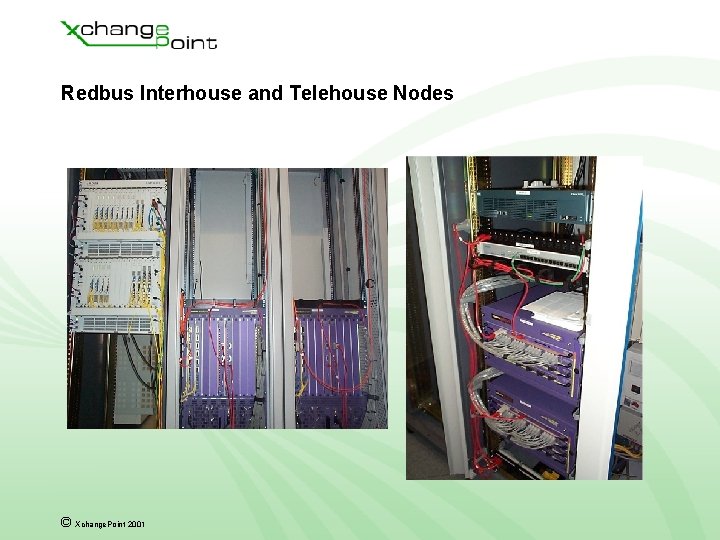 Redbus Interhouse and Telehouse Nodes © Xchange. Point 2001 Redbus Interhouse and Telehouse Nodes © Xchange. Point 2001