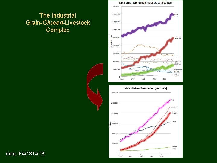 The Industrial Grain-Oilseed-Livestock Complex data: FAOSTATS 