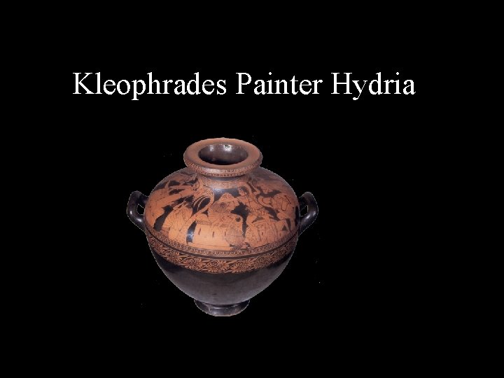 Kleophrades Painter Hydria 