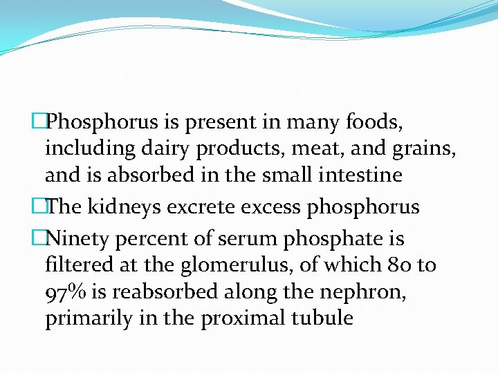 �Phosphorus is present in many foods, including dairy products, meat, and grains, and is �Phosphorus is present in many foods, including dairy products, meat, and grains, and is