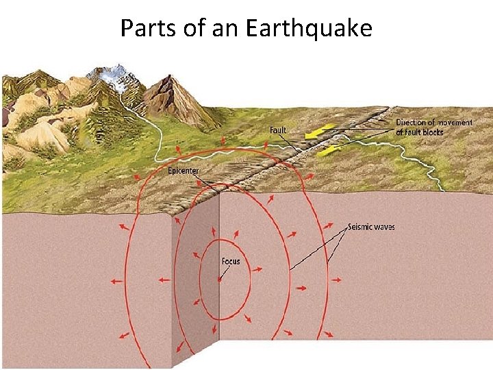 Parts of an Earthquake 