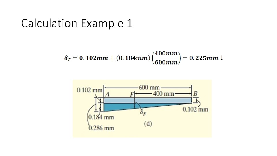 Calculation Example 1 