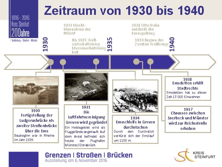 Zeitraum von 1930 bis 1940 1930 Bis 1935 Weltwirtschaftskrise, Massenarbeitslosigkeit 1940 1938 Otto Hahn Zeitraum von 1930 bis 1940 1930 Bis 1935 Weltwirtschaftskrise, Massenarbeitslosigkeit 1940 1938 Otto Hahn