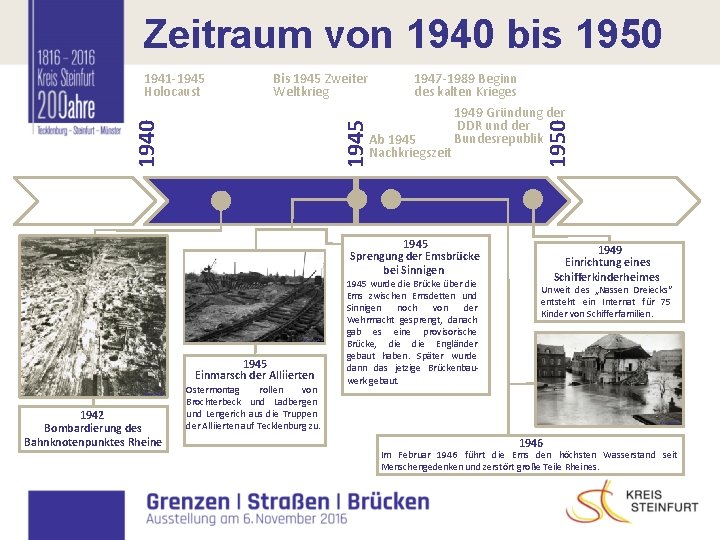 Zeitraum von 1940 bis 1950 1947 -1989 Beginn des kalten Krieges 1940 I Ab Zeitraum von 1940 bis 1950 1947 -1989 Beginn des kalten Krieges 1940 I Ab