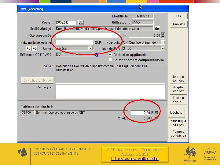 CCT Qualiroutes – Formations Automne 2011 http: //qc. spw. wallonie. be 