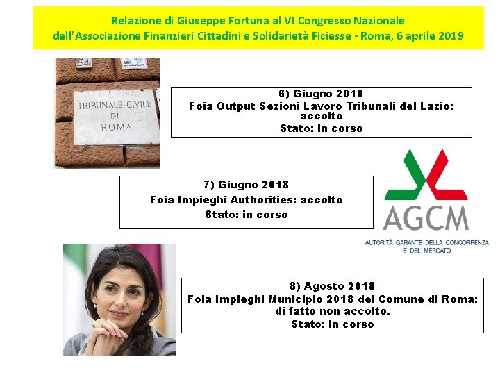 Relazione di Giuseppe Fortuna al VI Congresso Nazionale dell’Associazione Finanzieri Cittadini e Solidarietà Ficiesse