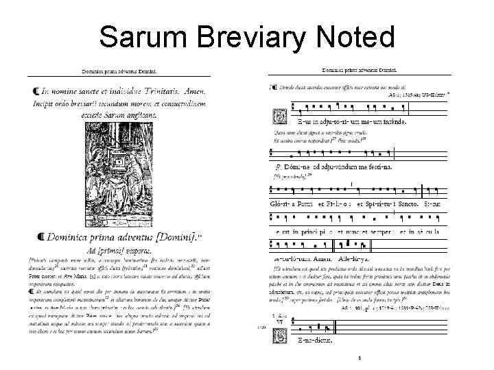 Sarum Breviary Noted 