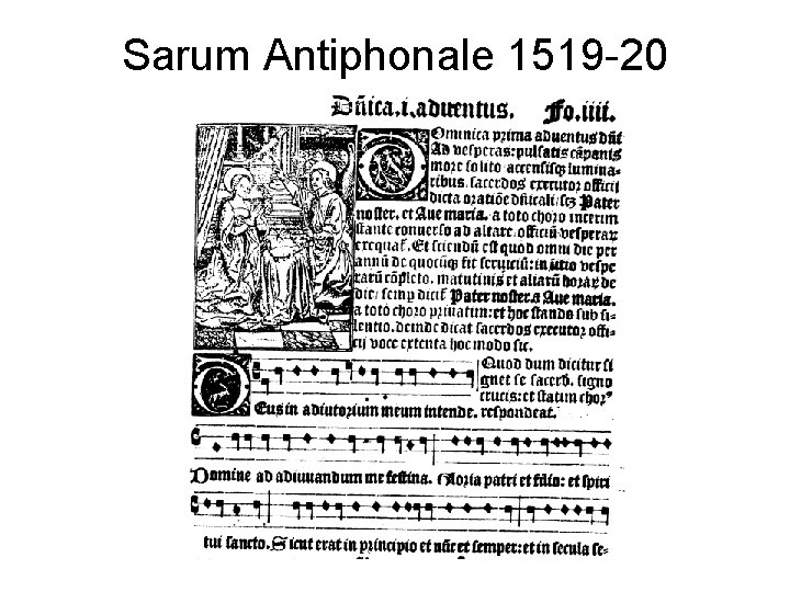 Sarum Antiphonale 1519 -20 