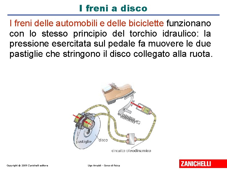 I freni a disco I freni delle automobili e delle biciclette funzionano con lo I freni a disco I freni delle automobili e delle biciclette funzionano con lo