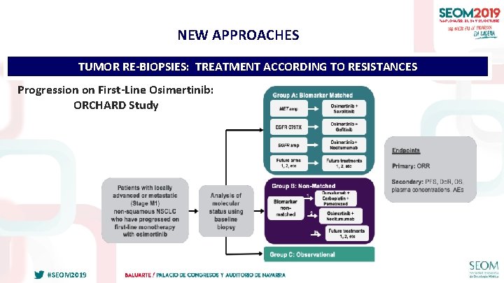 NEW APPROACHES TUMOR RE-BIOPSIES: TREATMENT ACCORDING TO RESISTANCES Progression on First-Line Osimertinib: ORCHARD Study