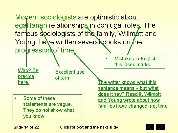 Modern sociologists are optimistic about egalitarian relationships in conjugal roles. The famous sociologists of