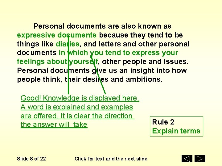 Personal documents are also known as expressive documents because they tend to be things