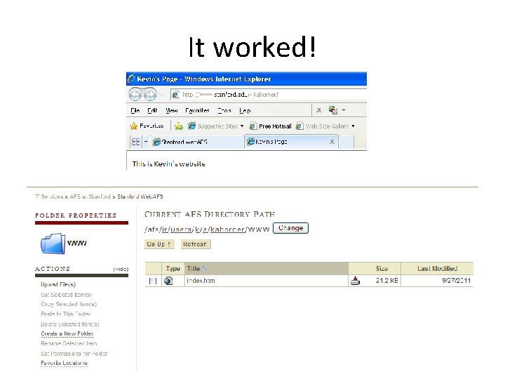 It worked! Adding in a password protect analysis 