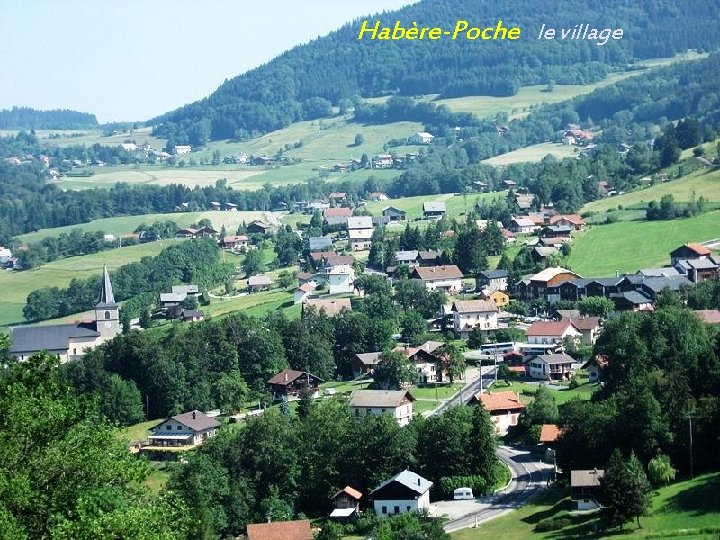 Habère-Poche le village 