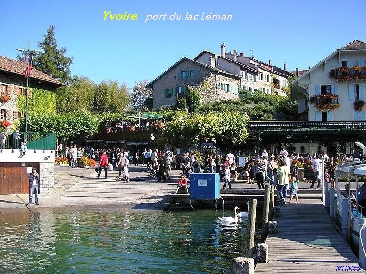 Yvoire port du lac Léman 