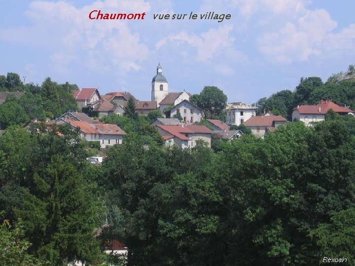 Chaumont vue sur le village 