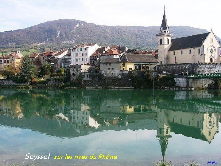 Seyssel sur les rives du Rhône 