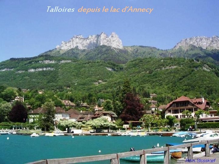 Talloires depuis le lac d’Annecy 