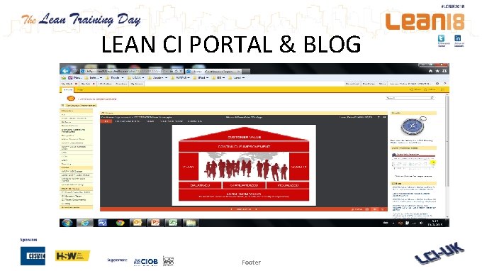 LEAN CI PORTAL & BLOG Footer 