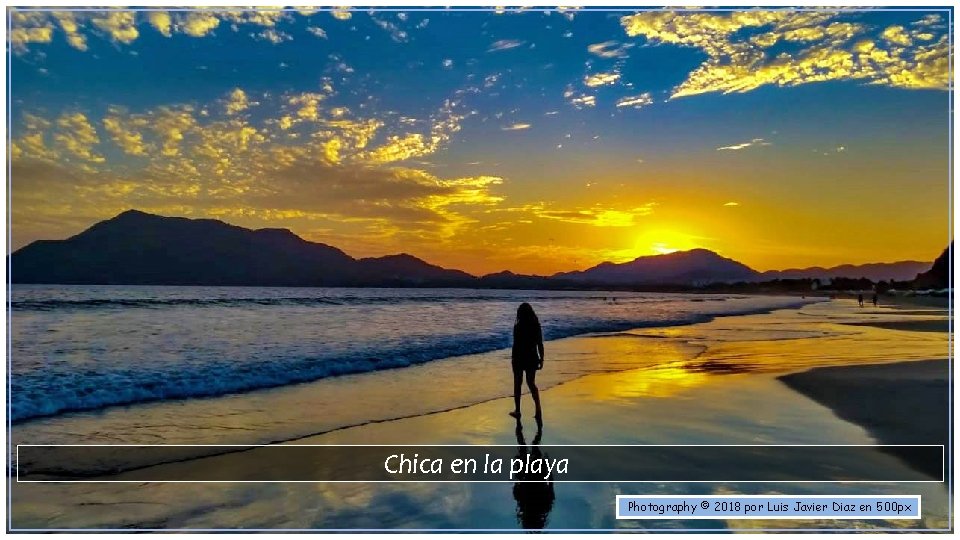 Chica en la playa Photography © 2018 por Luis Javier Diaz en 500 px