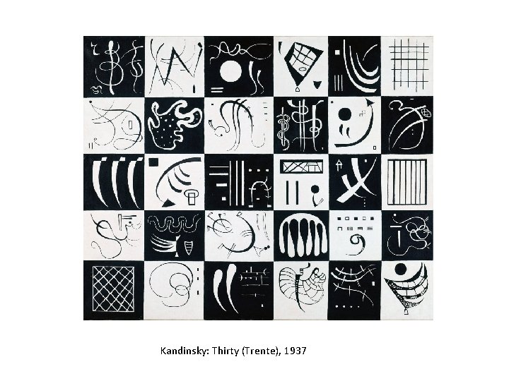 Kandinsky: Thirty (Trente), 1937 