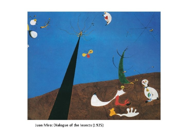 Juan Miro: Dialogue of the Insects (1925) 