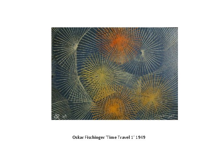 Oskar Fischinger 'Time Travel 1' 1949 