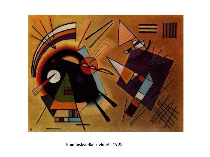 Kandinsky: Black-violet - 1923 