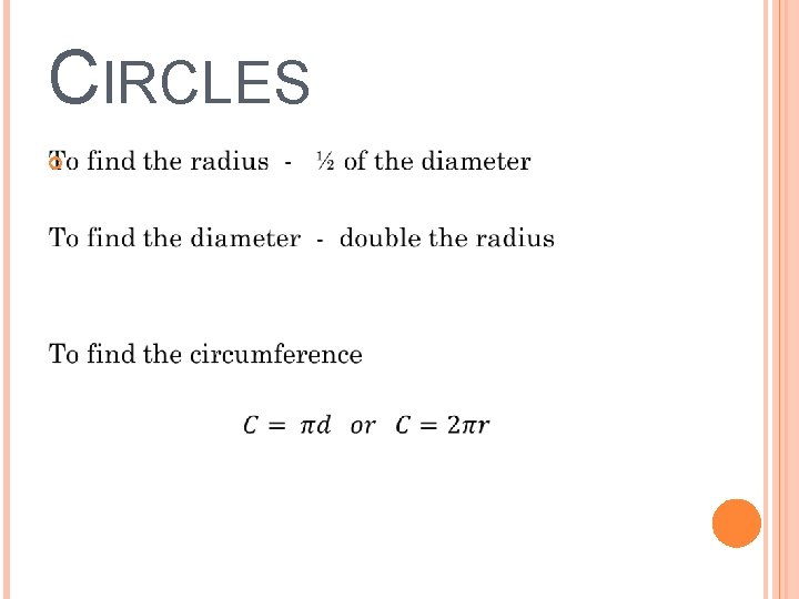 CIRCLES 