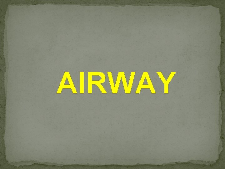 AIRWAY 