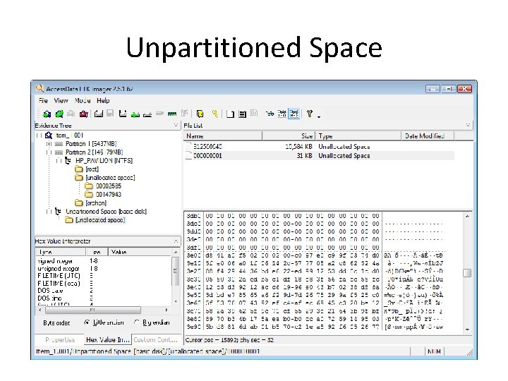 Unpartitioned Space 