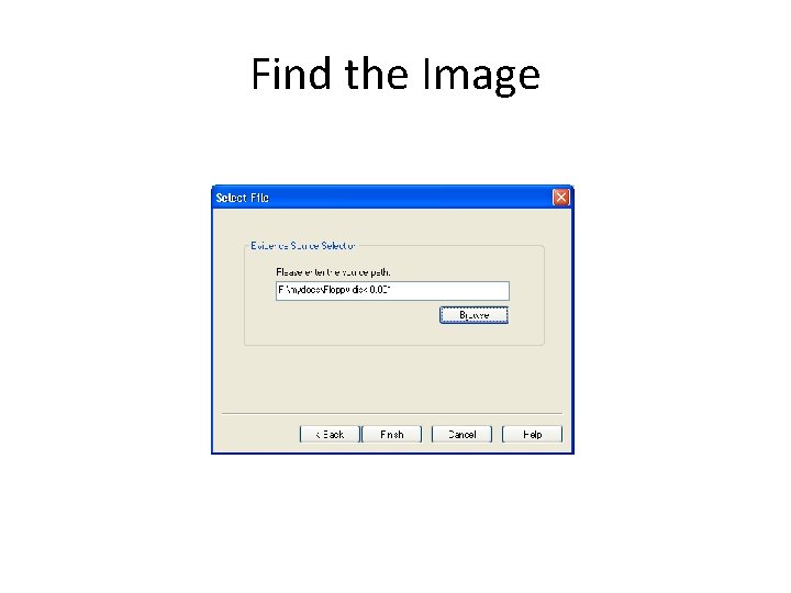 Find the Image 
