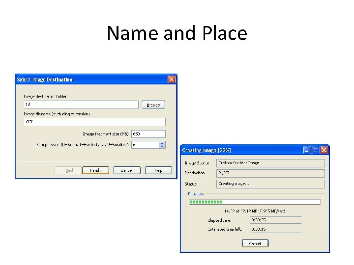 Name and Place 