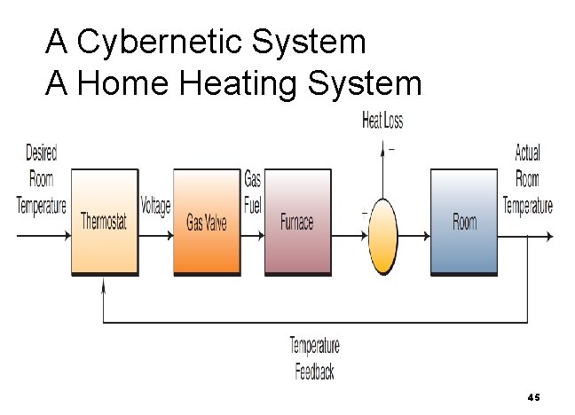 A Cybernetic System A Home Heating System 45 