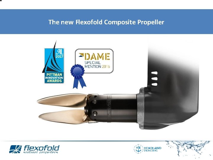 The new Flexofold Composite Propeller 