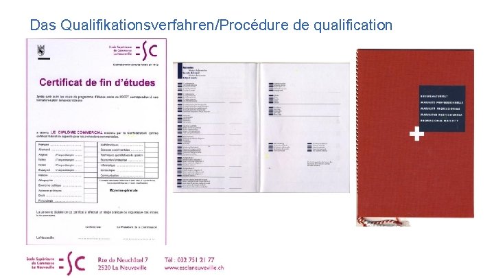 Das Qualifikationsverfahren/Procédure de qualification 