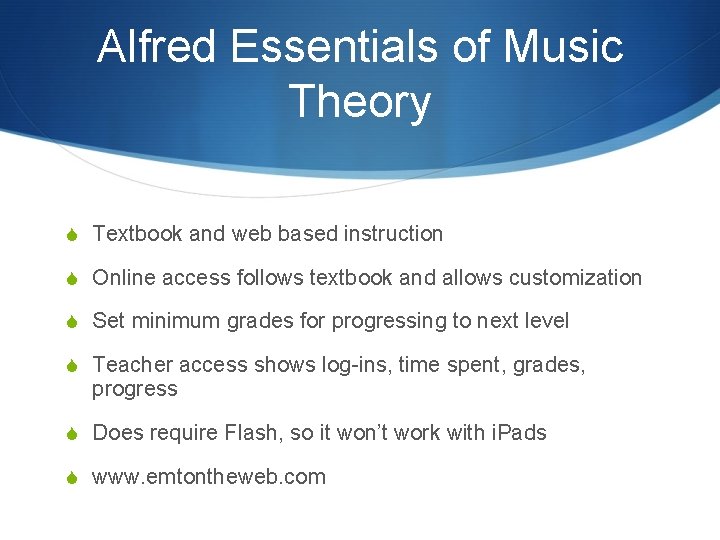 Alfred Essentials of Music Theory S Textbook and web based instruction S Online access