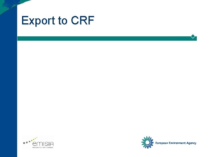 Export to CRF Export to CRF