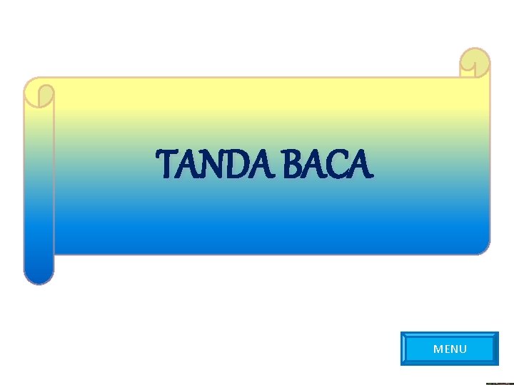 TANDA BACA MENU 